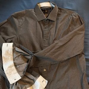 Michael Kors button down & sweater sz M